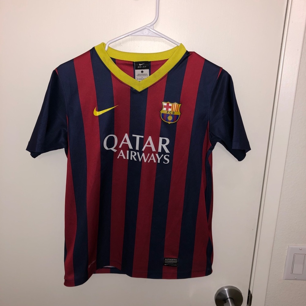 Nike FC Barcelona Lionel Messi Jersey Youth Large